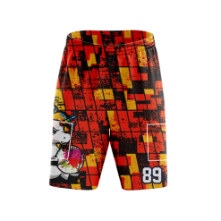 Red-ish Unicorn Microfiber Stretch Shorts