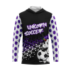 Blackout Purple Long Sleeve UPF Hoodie