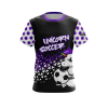 Blackout Purple Soccer Short Sleeve