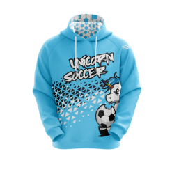 Winter Blue Soccer Hoodie