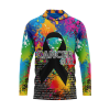 Cancer Sux Long Sleeve UPF Hoodie