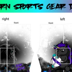 Dark Horse White Shorts