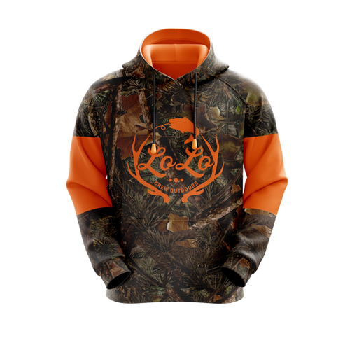 Hunting State Hoodie - Orange