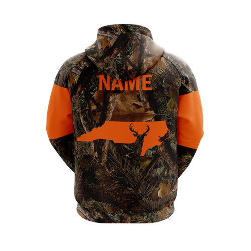 Hunting State Hoodie - Orange - Image 4