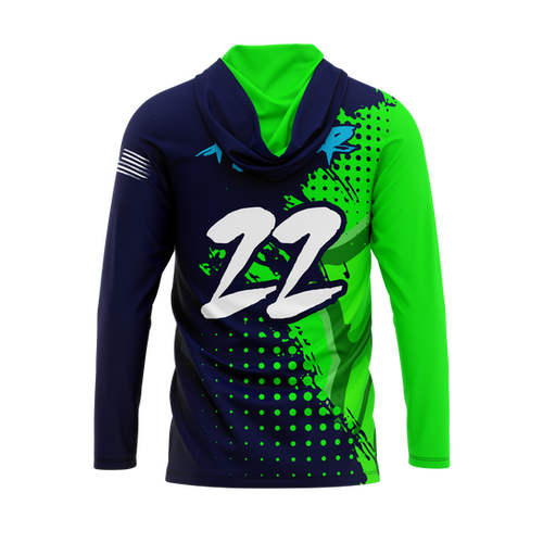 Underdog UPF Long Sleeve Hoodie - Image 2