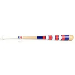 Sale ★ Mitchell Bat Co. Classic Striped Trophy Wood Baseball Bat | Maple